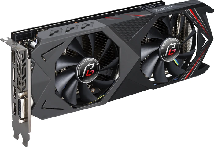 ASRock Radeon RX 590 8G OC, PHANTOM GXR RX590 8G OC, 8GB GDDR5, DVI, 2x HDMI, 2x DP