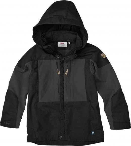 Fjällräven Keb Funktionsjacke black/dark grey (Junior)