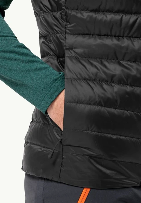 Jack Wolfskin Pilvi Down Funktionsweste schwarz (Herren)