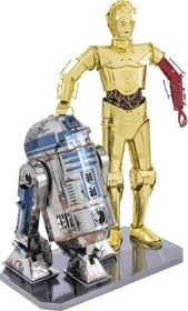 Fascinations Metal Earth Star Wars C-3PO + R2D2