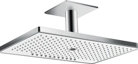 Hansgrohe Rainmaker Select Kopfbrause 460 3jet EcoSmart mit Deckenanschluss chrom/weiß