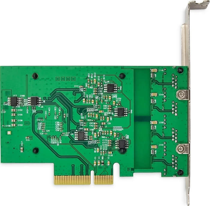 Digitus 2.5G LAN-Adapter, 4x RJ-45, PCIe 2.1 x4