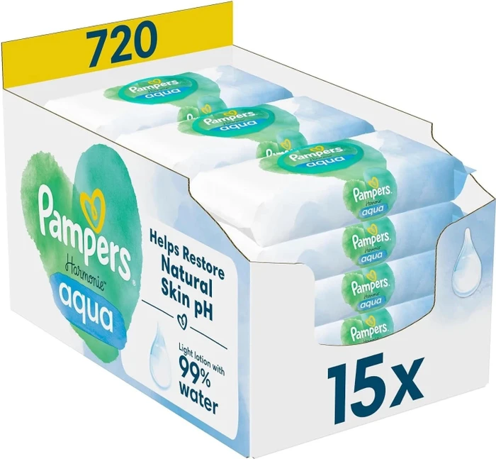 Pampers Harmonie Aqua Feuchttücher