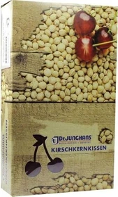 Dr. Junghans Medical Kirschkern-Kissen 20 x 30cm Wärmekissen mit Flauschbezug bordeaux