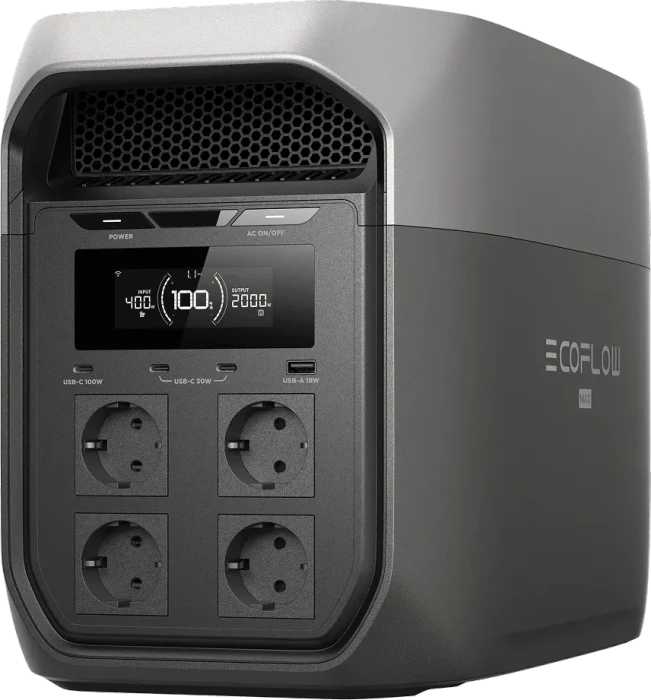 EcoFlow DELTA 3 Max Solargenerator, 2048Wh