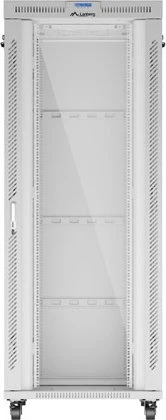 Lanberg 19" Rackschrank 42HE, LCD, freistehend, Flat Pack, V2, Glastür, IP20, RAL 7035, 1000mm tief