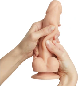 Strap-On-Me Sliding Skin Dildo XL hautfarbe/hell