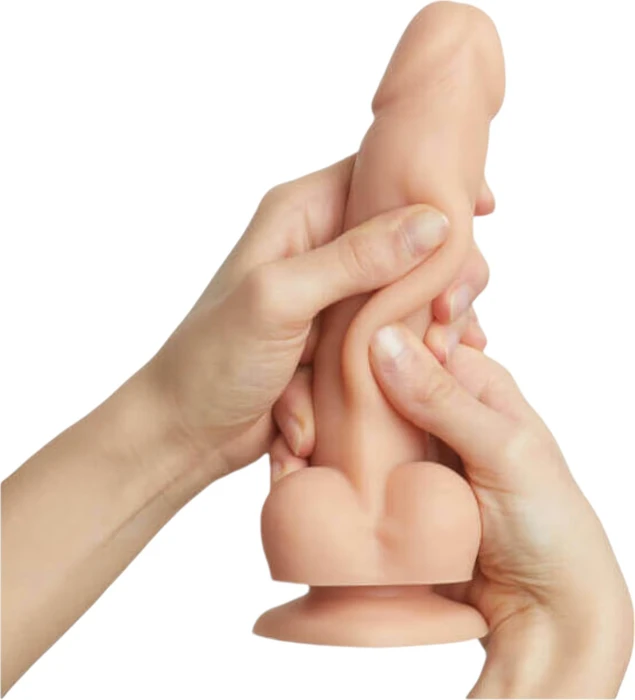Strap-On-Me Sliding Skin Dildo XL hautfarbe/hell
