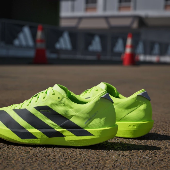 adidas Adizero Adios 9 lucid lemon/core black/halo silver (Herren)