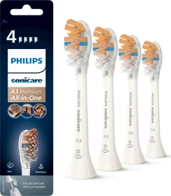 Philips HX9094/10 Sonicare A3 Premium All-in-One Ersatzbürste weiß, 4 Stück