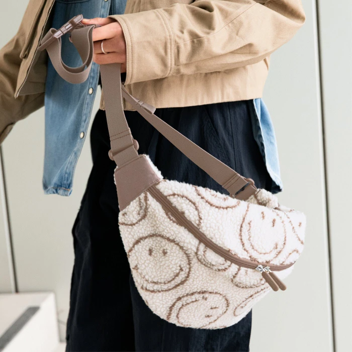 Reisenthel city Bauchtasche smiley teddy chocolate