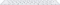 Apple Magic Keyboard, weiß/silber, Bluetooth, DE Vorschaubild