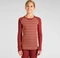 Odlo Active Warm Eco Stripes Funktionsshirt langarm spiced apple/live wire (Junior) Vorschaubild