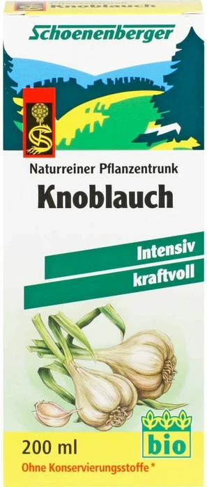 Salus Schoenenberger Knoblauch Naturreiner Heilpflanzensaft, 200ml