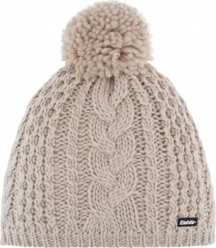 Eisbär Afra Pompon Mütze silber (Damen)