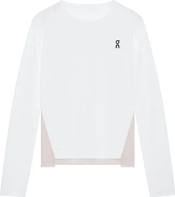 On Performance Long-T Laufshirt langarm weiß/silber (Damen)