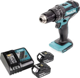Makita DHP482RG Akku-Schlagbohrschrauber inkl. 2 Akkus 6.0Ah