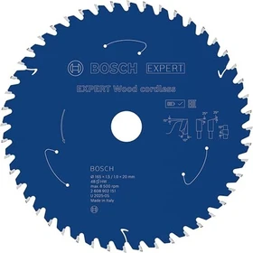Bosch Professional Expert Wood Cordless Kreissägeblatt 48Z, 165x1x20mm, 1 Stück