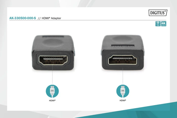 Digitus HDMI Adapter, 2x HDMI [Buchse]