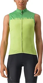 Castelli Velocissima Trikot ärmellos bright lime/absinte (Damen)