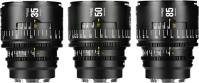 7artisans Infinte 35/50/85mm T2.1 Full Frame Cine 3-Lens Set für PL Mount schwarz