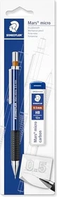 Staedtler Staedtler Mars Micro 775 Druckbleistift HB 0.5mm graphit, schwarz/blau, Radierer, 12 Minen