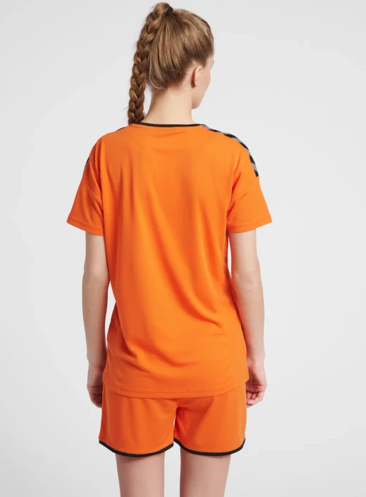 hummel Authentic Poly Jersey Funktionsshirt kurzarm orange (Damen)
