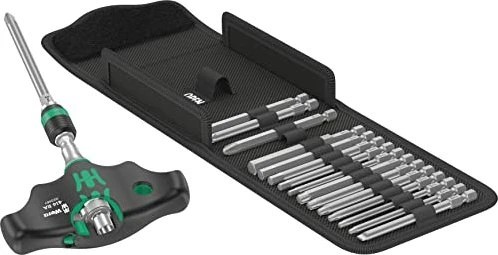 Wera Kraftform Kompakt 400 RA 1 Bitset inkl. Tasche, 17-tlg.