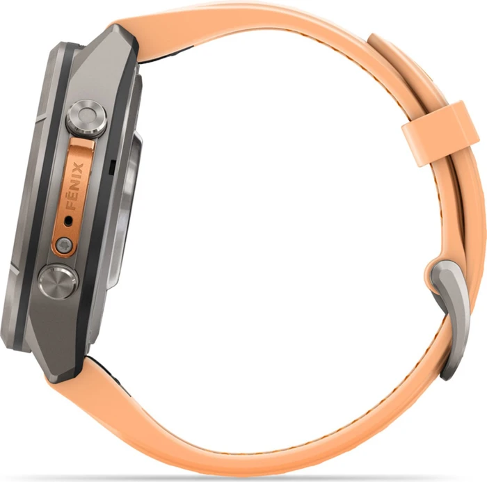 Garmin Fenix 9 Pro inReach 43mm titanium/shell pink-autumn orange