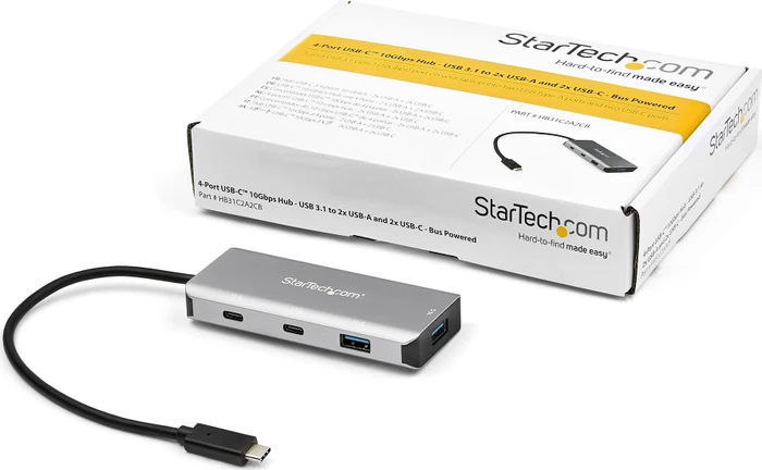 StarTech USB-Hub, 2x USB-C 3.1, 2x USB-A 3.1, USB-C 3.1 [Stecker]