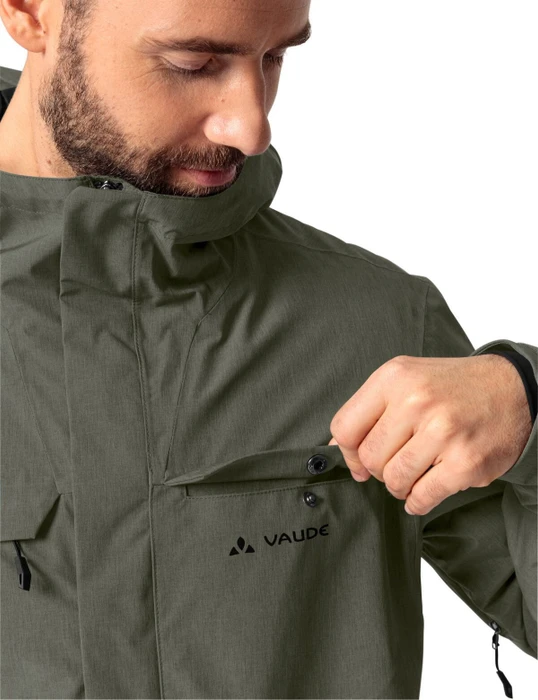 Vaude Yaras Warm Rain Fahrradjacke khaki (Herren)