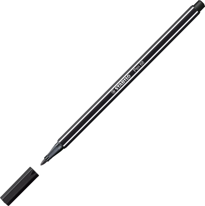 STABILO Pen 68 schwarz, 5er-Pack