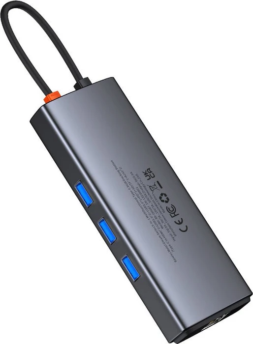 Baseus Joystar 9-in-1 Docking Station, Multiport-Adapter, USB-C 3.0 [Stecker]
