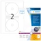 Herma CD-Folienetiketten mit kleinem Spindelloch, 116mm, transparent, glänzend, 25 Blatt (50 Etiketten) Vorschaubild