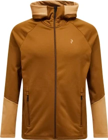 Peak Performance Rider Essentials Midlayer Zip Hood Jacke earthy summit/sierra sand (Herren)
