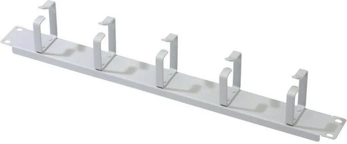 Digitus Kabelrangierpanel mit Kabelführungsbügeln, für 483mm-Schränke, RAL 7035, 1HE