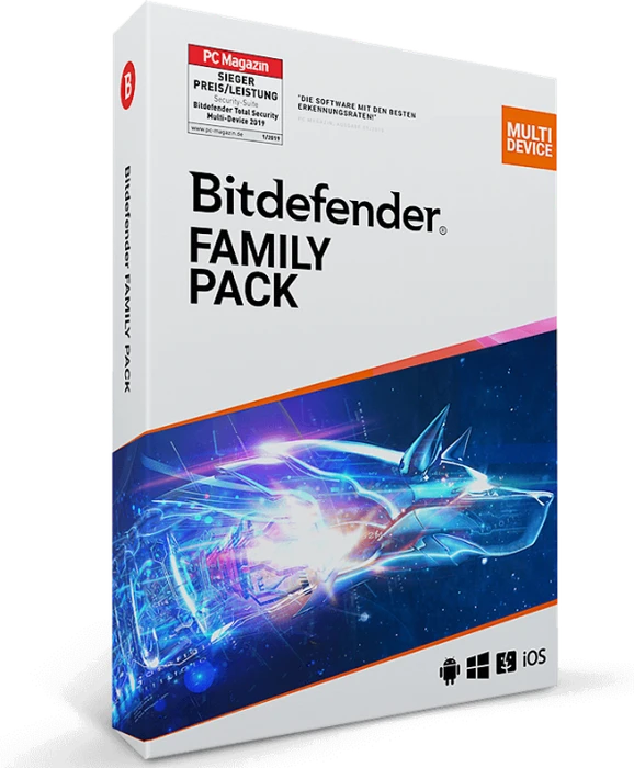 BitDefender Family Pack 2020, 2 Jahre, ESD (deutsch) (Multi-Device)
