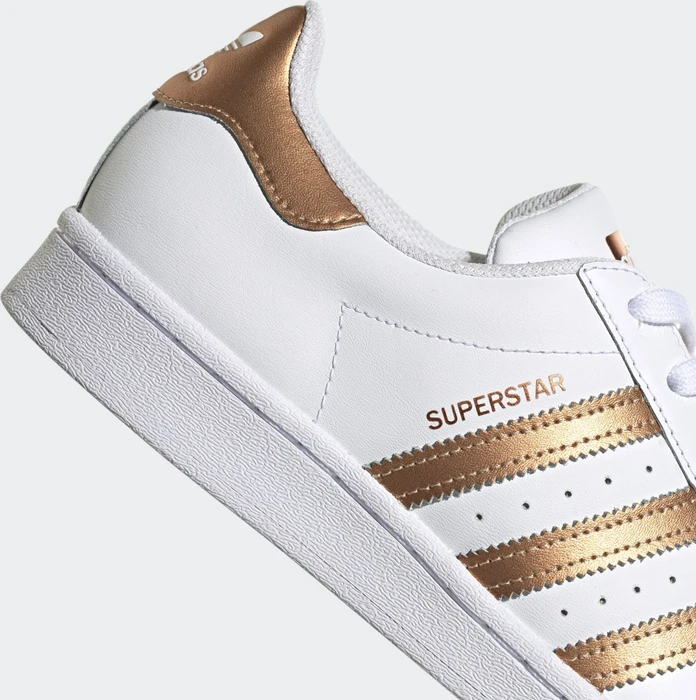 adidas Superstar cloud white/copper metallic/core black (Damen)