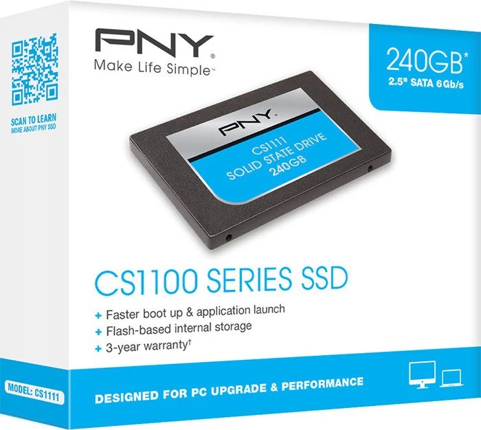 PNY CS1111 240GB, 2.5" / SATA 6Gb/s