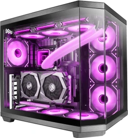 Mars Gaming MC-3TCORE Black, Glasfenster
