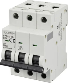 Sygonix Leitungsschutzschalter 3polig 25A 415 V/AC