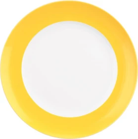 Seltmann Weiden Liberty pure colors Frühstücksteller 22, 22.6cm yellow glow
