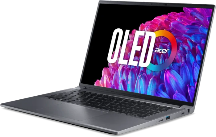 Acer Swift X 14 OLED SFX14-72G-57B5, Steel Gray, Core Ultra 5 125H, 32GB RAM, 1TB SSD, GeForce RTX 4050, DE