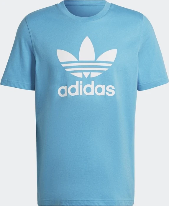 adidas Adicolor Classics Trefoil T-Shirt kurzarm app sky rush/white (Herren)