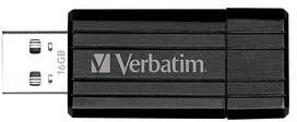 Verbatim Store 'n' Go PinStripe 16GB schwarz, USB-A, USB 2.0
