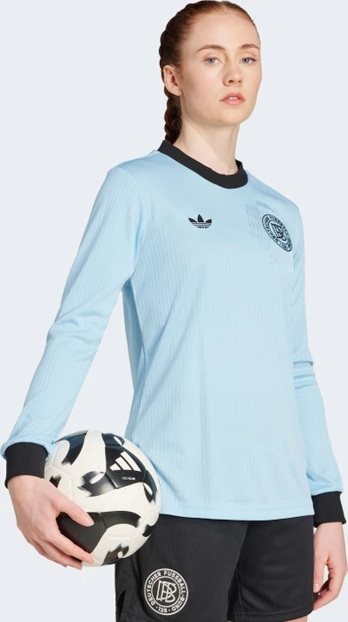 adidas Deutschland Anniversary Trikot langarm clear blue/black (Damen)