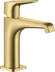 Hansgrohe Axor Citterio 130 mit Hebelgriff und Ablaufgarnitur brushed brass