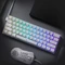 Redragon K630 Dragonborn, weiß, LEDs RGB, hot-swap, Redragon RED, USB, US Vorschaubild