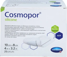Hartmann Cosmopor silicone Wundverband steril, 8 x 10cm, 25 Stück