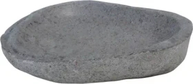 Pflanzen-Kölle Vogeltränke Fluss-Stein, grau, 30x8x40cm